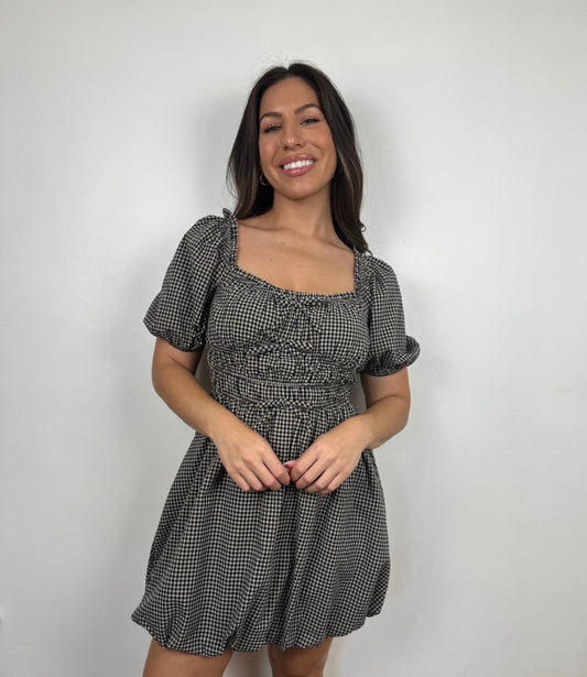 Eloise Gingham Bubble Dress